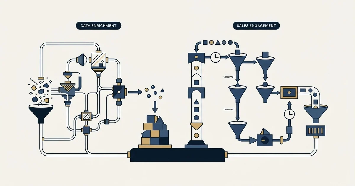 Editorial illustration for Skrapp.io vs Vanillasoft