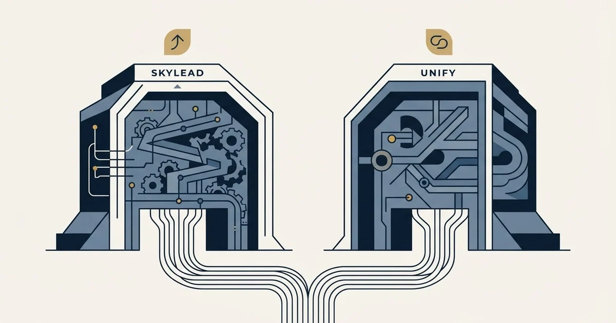 Editorial illustration for Skylead vs Unify