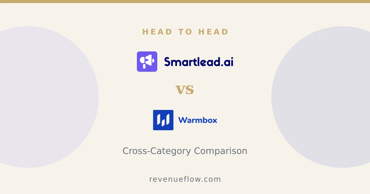 Branded cover: Smartlead vs Warmbox: Cross-Category Comparison