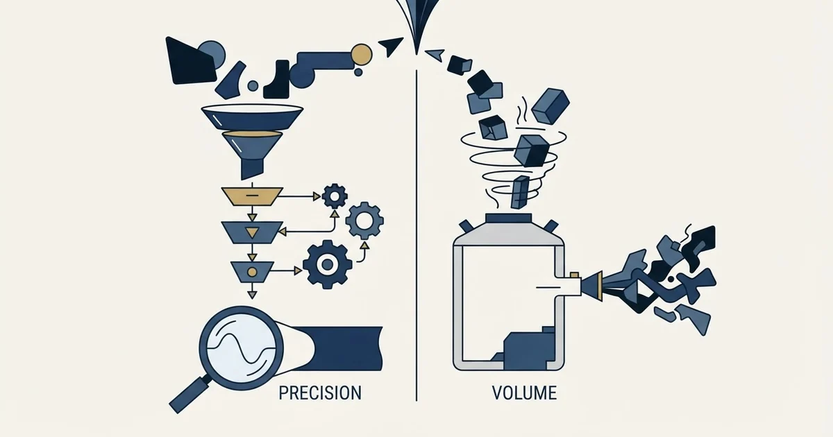Editorial illustration for Smartlead vs Warmforge