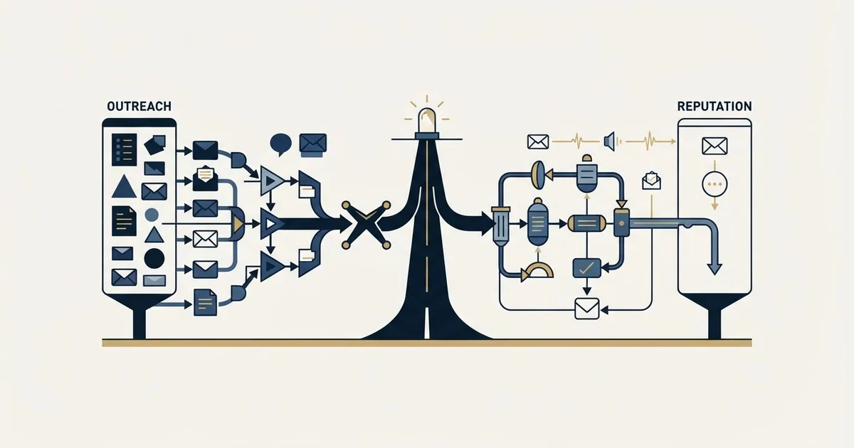 Editorial illustration for SmartReach.io vs TrulyInbox