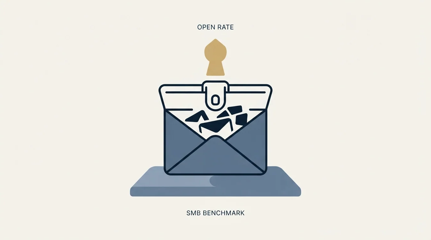Section illustration: SMB Open Rate Benchmarks