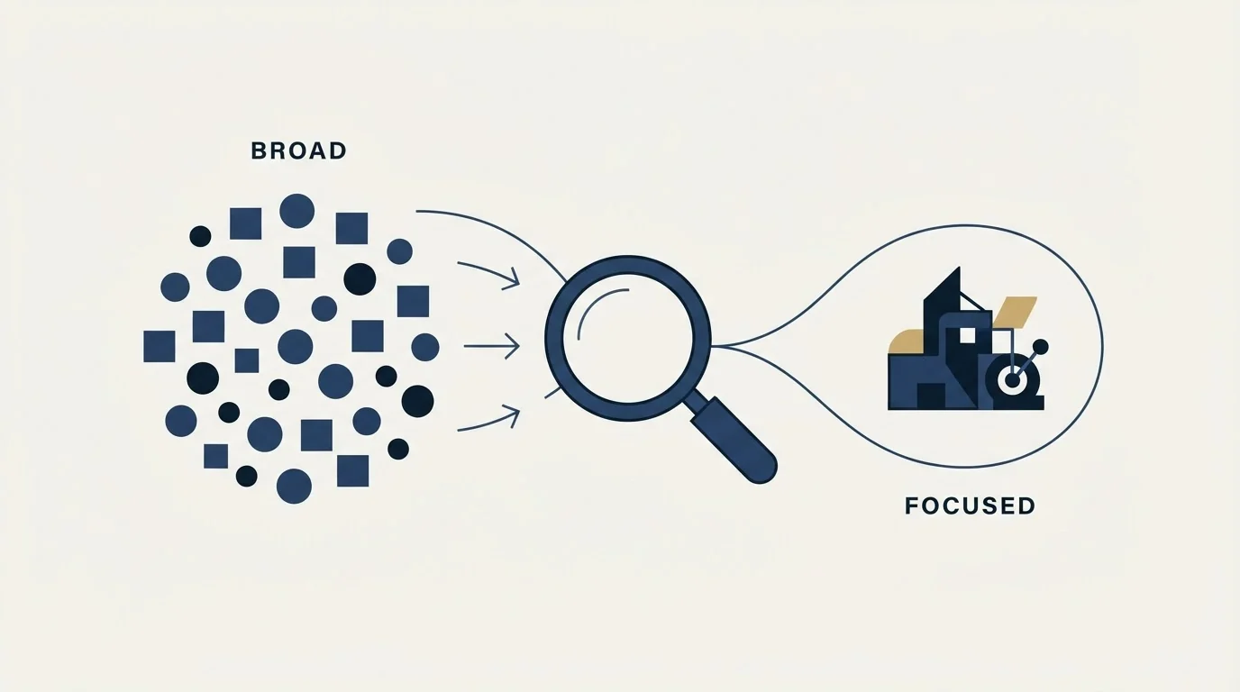 Section illustration: What changes in outbound when the segment is small companies