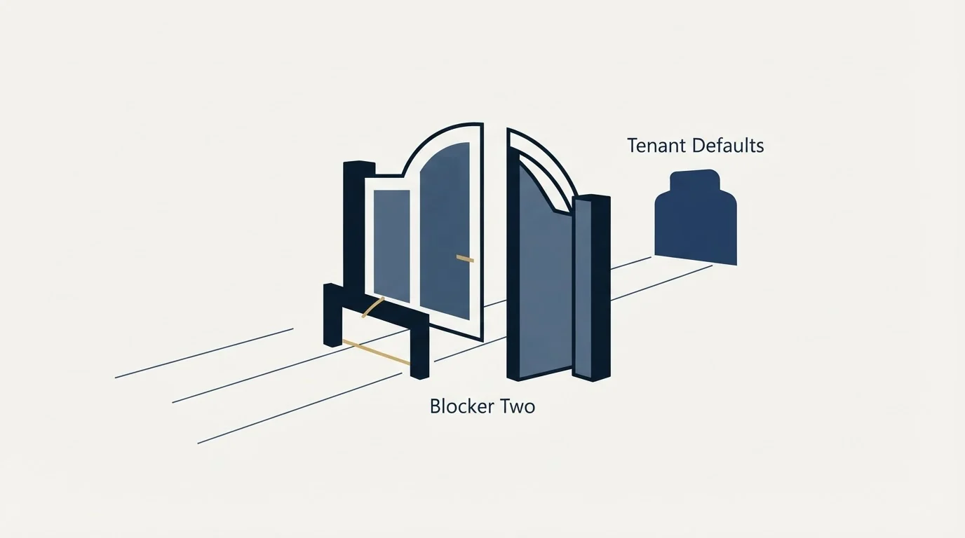 Section illustration: Blocker two: security defaults