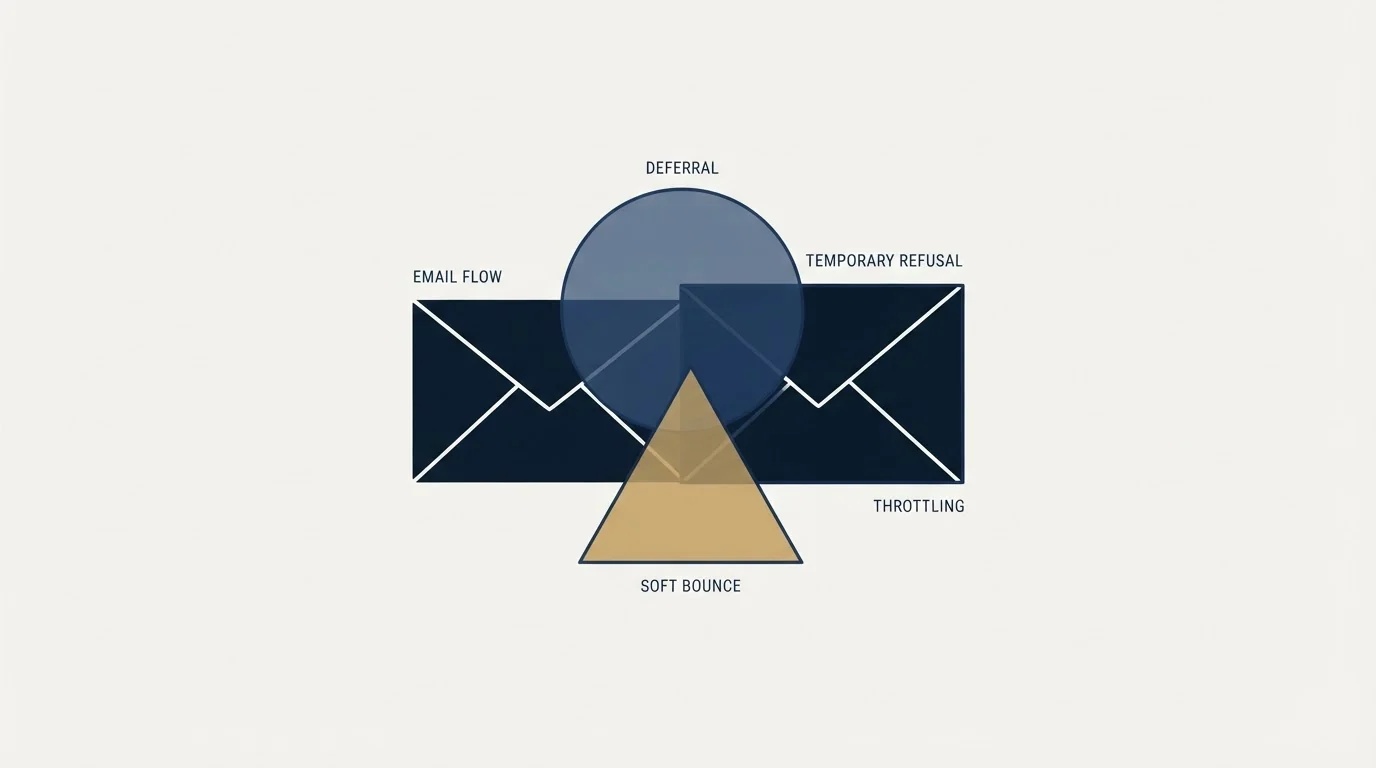 Section illustration: Soft bounce, deferral and throttling name overlapping things