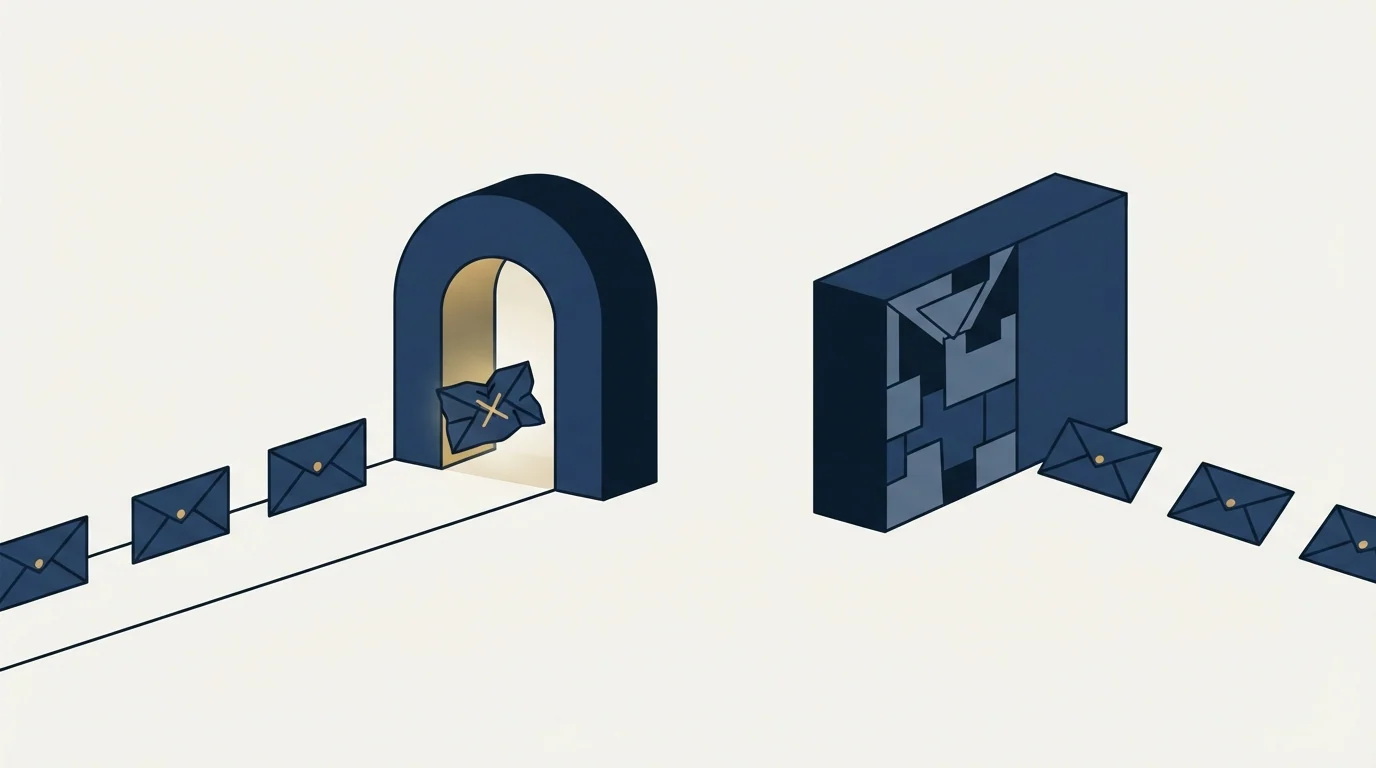 Section illustration: What this means when you are running outbound