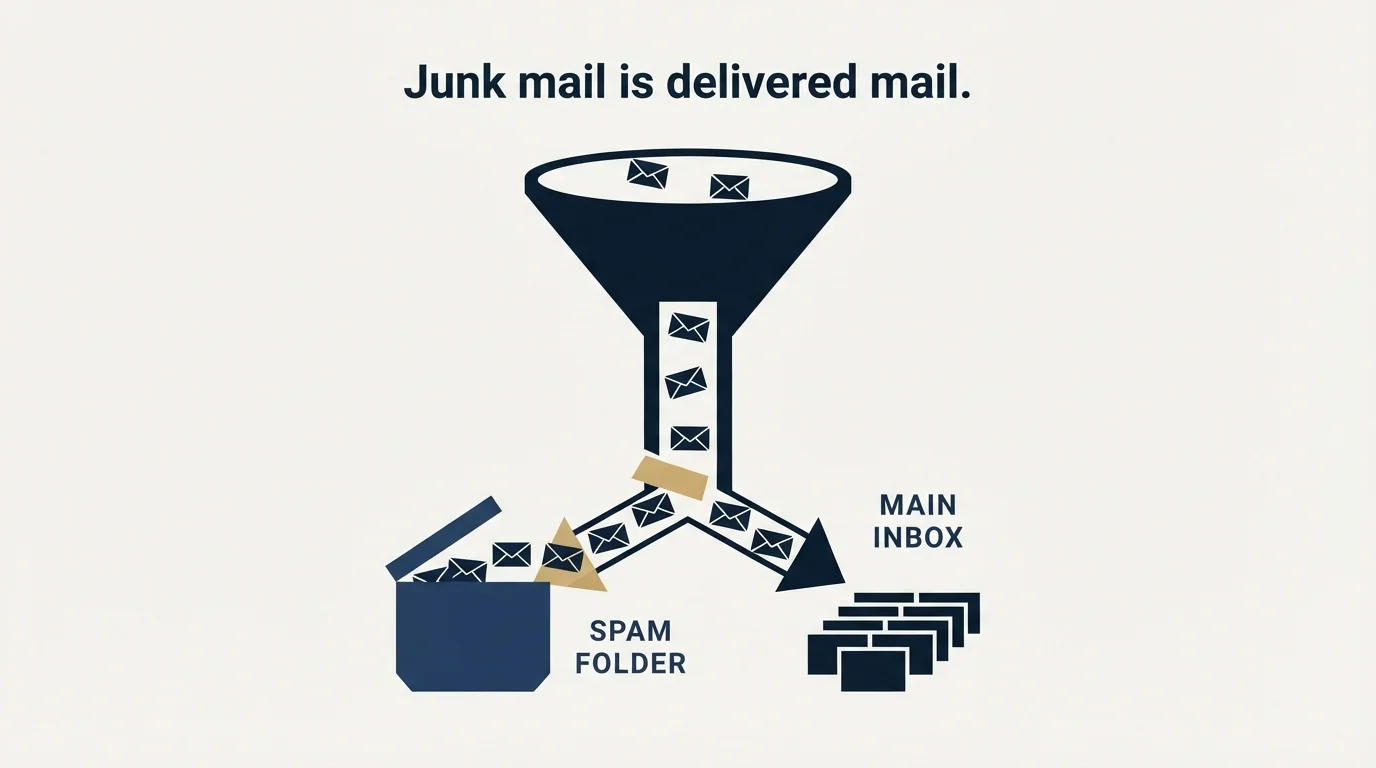 Section illustration: Why "check your spam folder" is not a plan