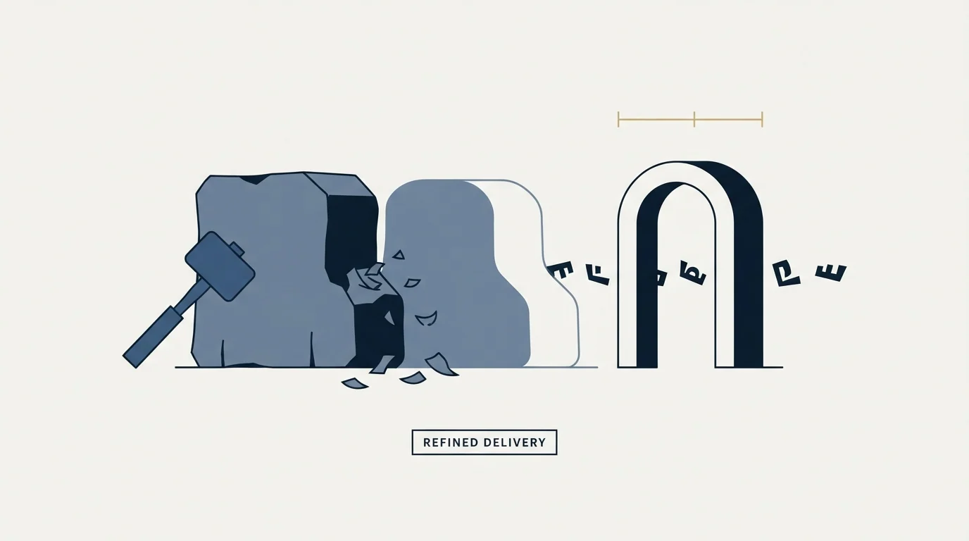 Section illustration: What optimising the visible number actually does