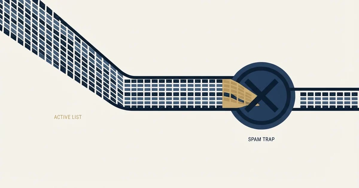 Editorial illustration for Spam Trap