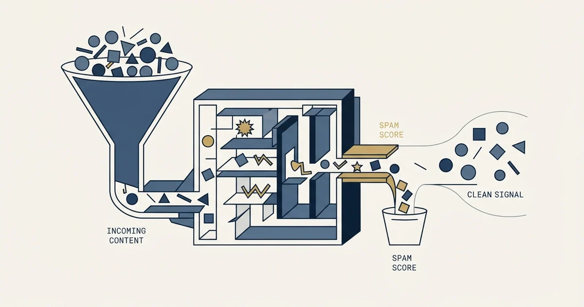 Editorial illustration for Spam Word