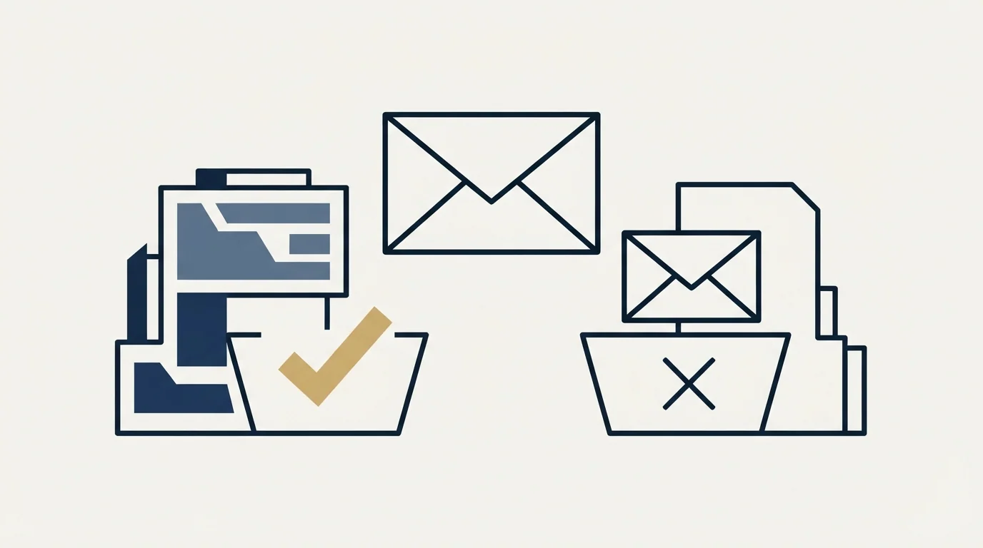 Section illustration: The same message scores differently on different installations