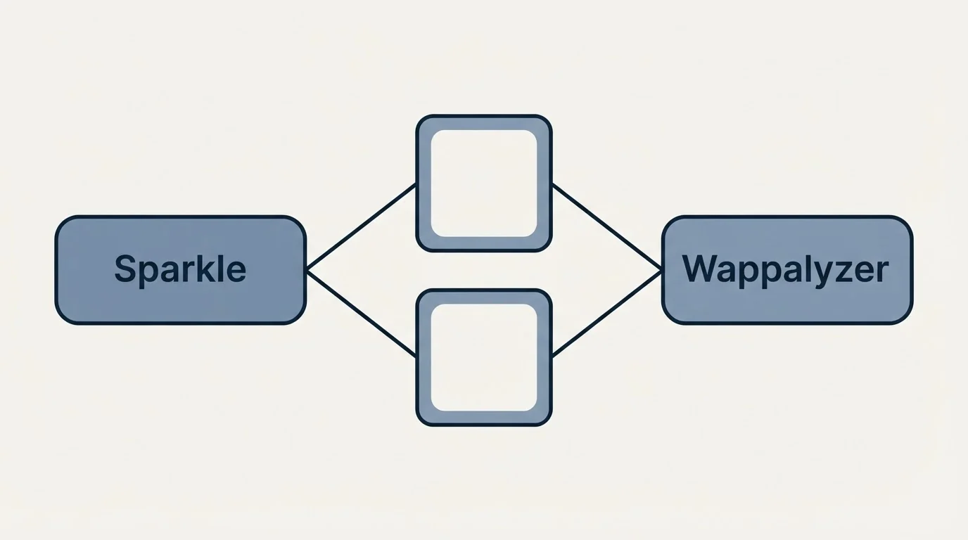Integration schematic: Integration Ecosystem (Sparkle, Wappalyzer)