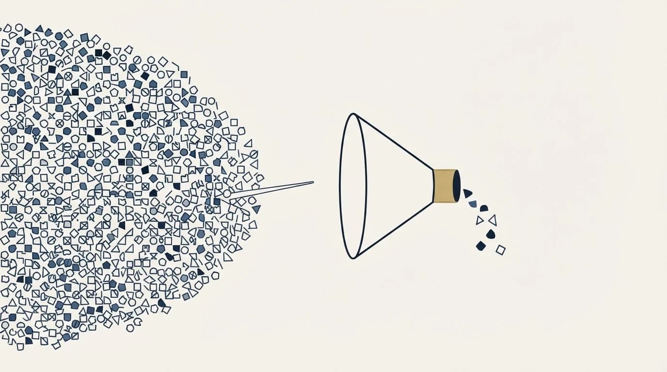Section illustration: Volume is the wrong first dial