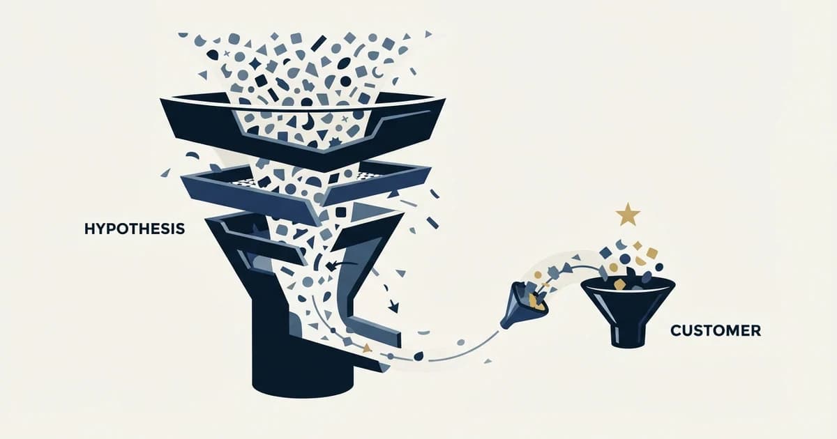 Editorial illustration for Startup Lead Generation When the ICP Is Still a Hypothesis