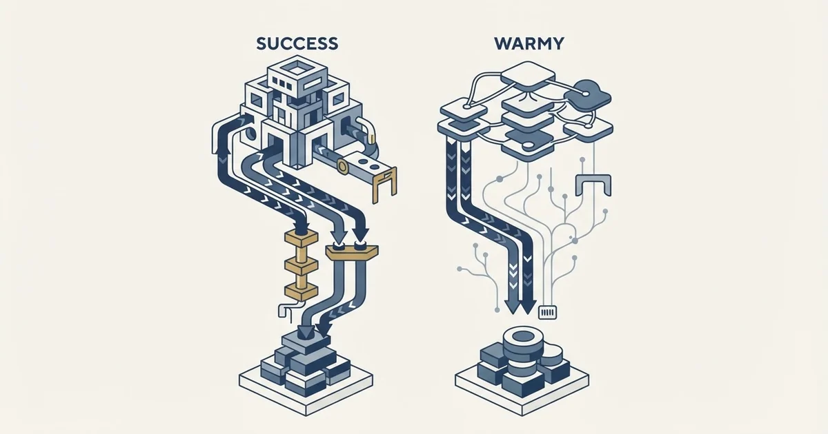 Editorial illustration for Success.ai vs Warmy