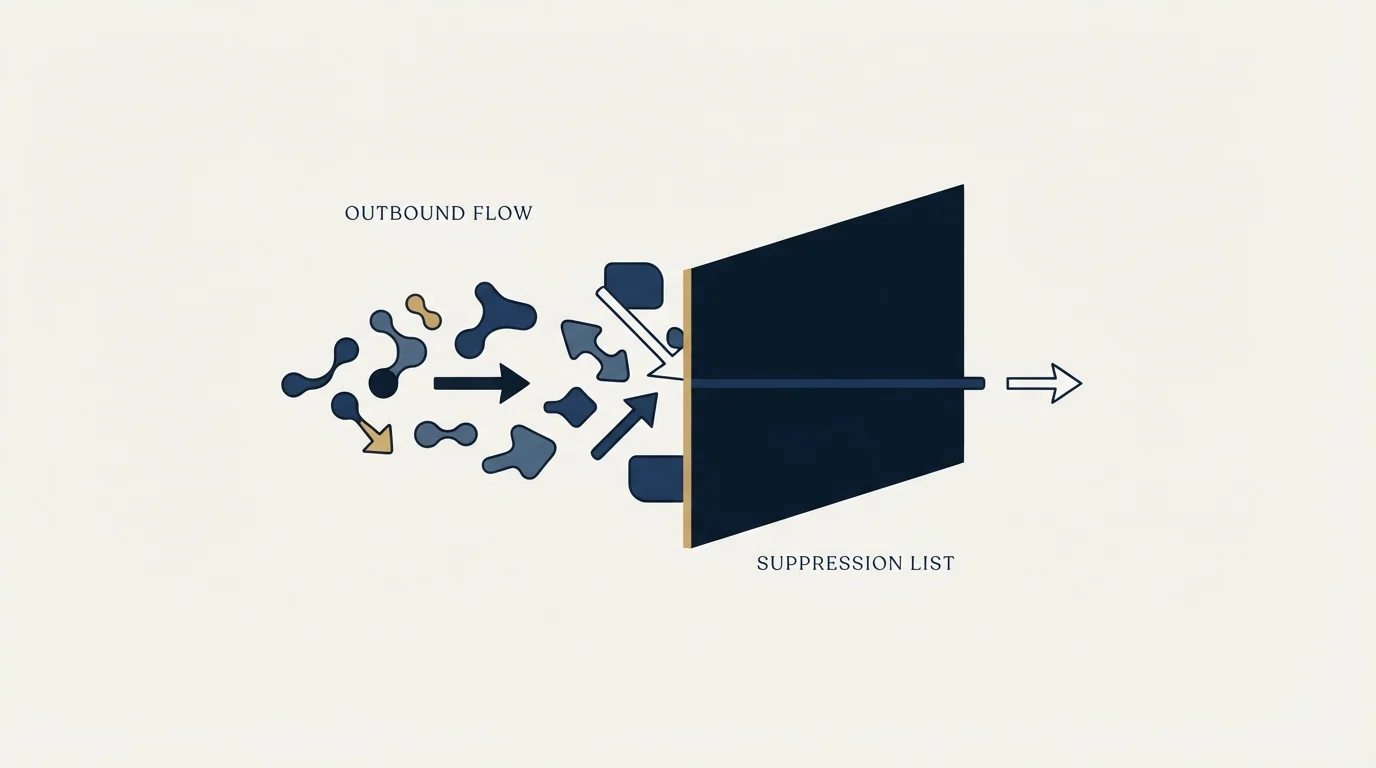 Section illustration: What this means when you are running outbound