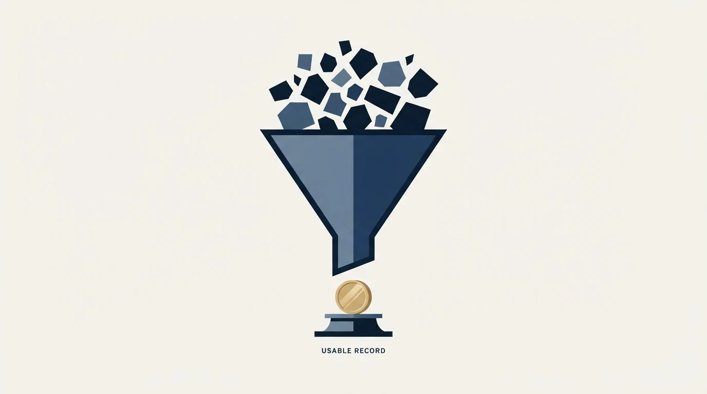 Section illustration: Cost per usable record