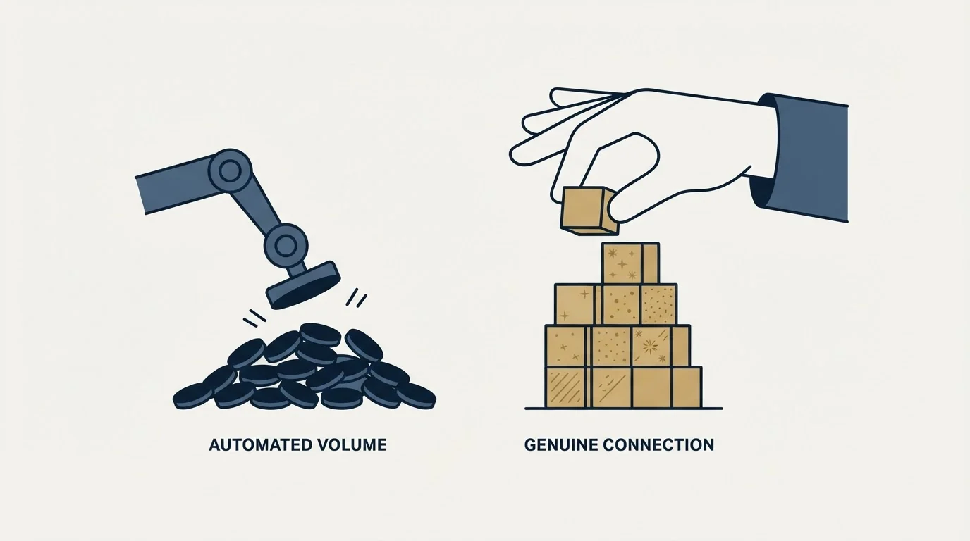 Section illustration: The thing worth doing instead of automating engagement
