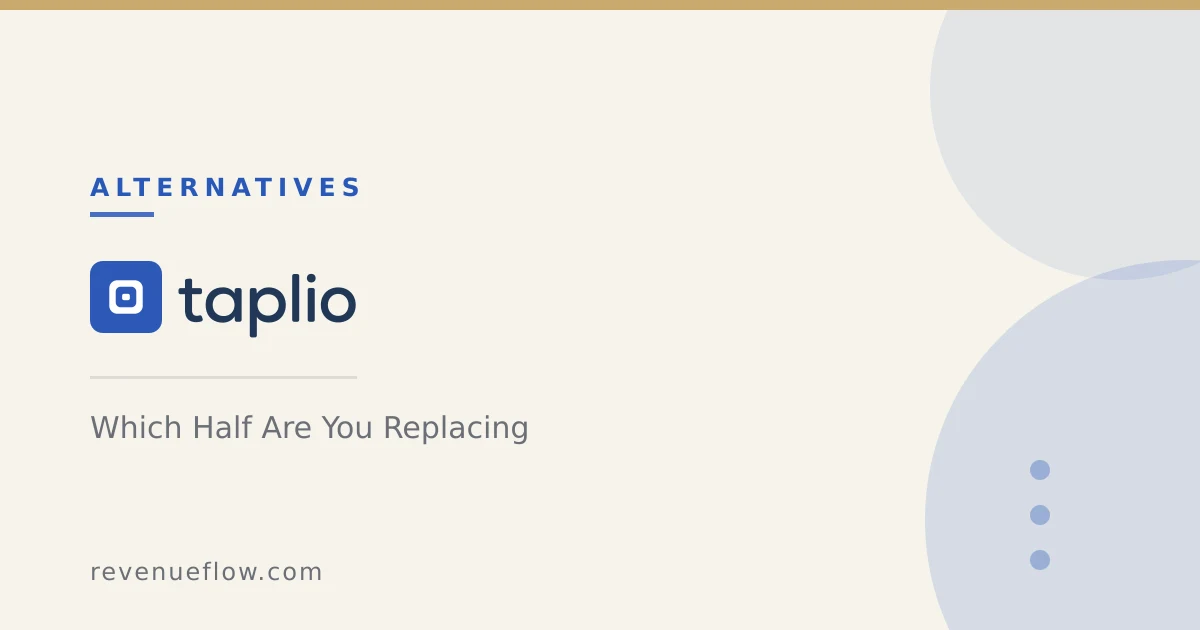 Branded cover: Taplio Alternatives: Which Half Are You Replacing