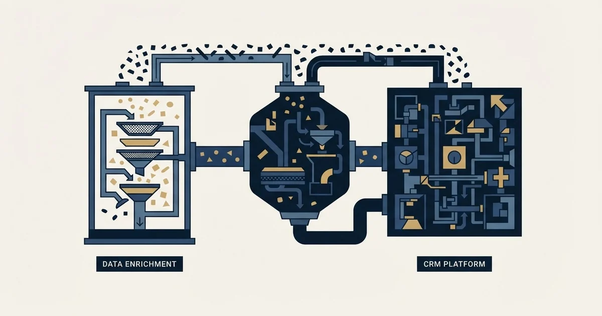 Editorial illustration for TheirStack vs Vtiger