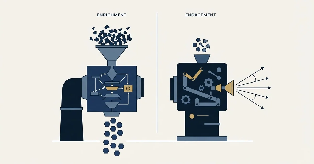 Editorial illustration for TheirStack vs Zeekeo