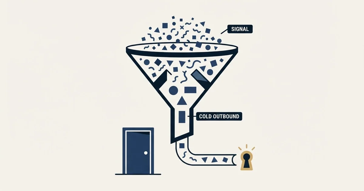 Editorial illustration for The Tim Ferriss Cold Email Template