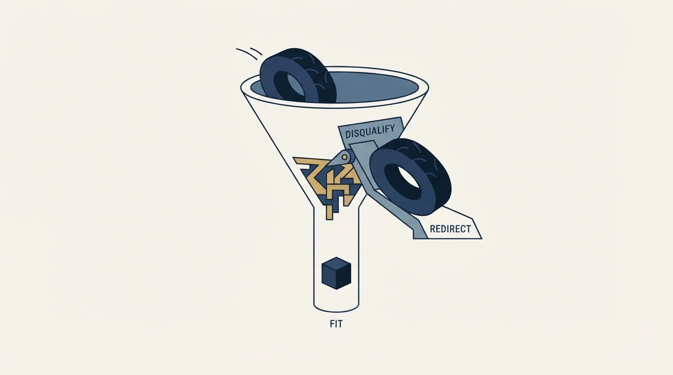 Section illustration: Disqualifying without being wrong about it