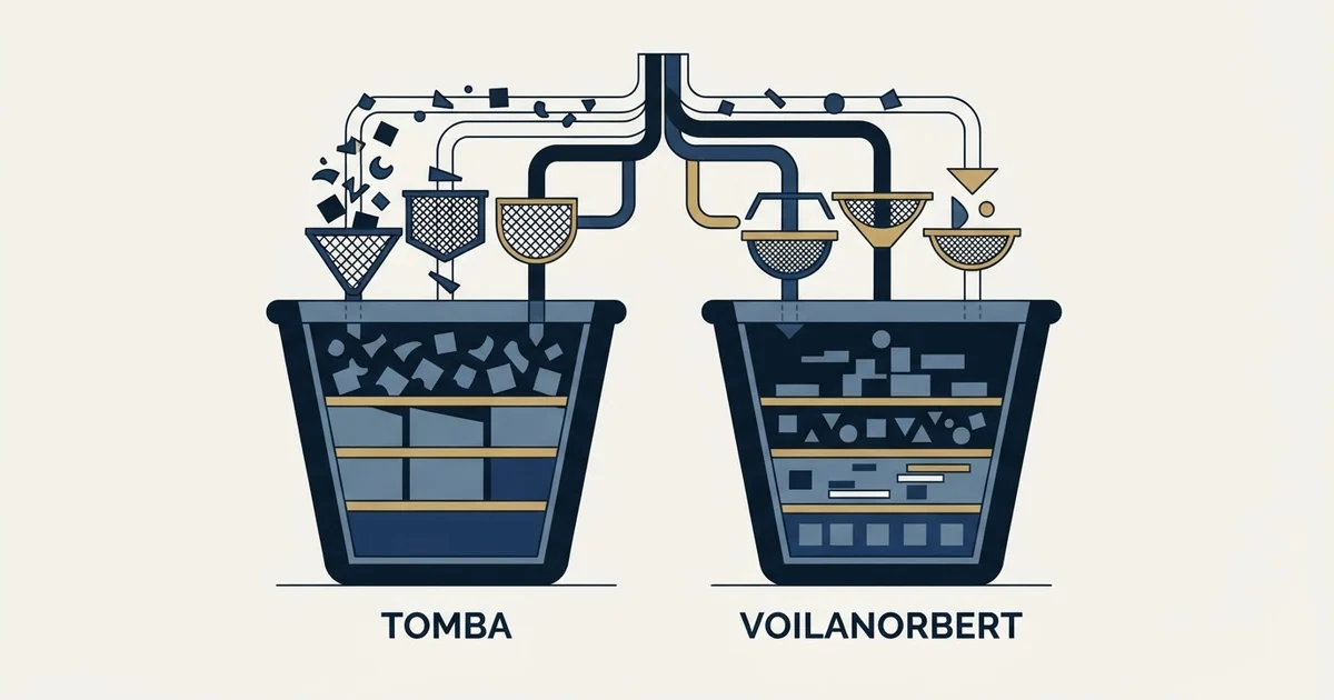 Editorial illustration for Tomba vs VoilaNorbert