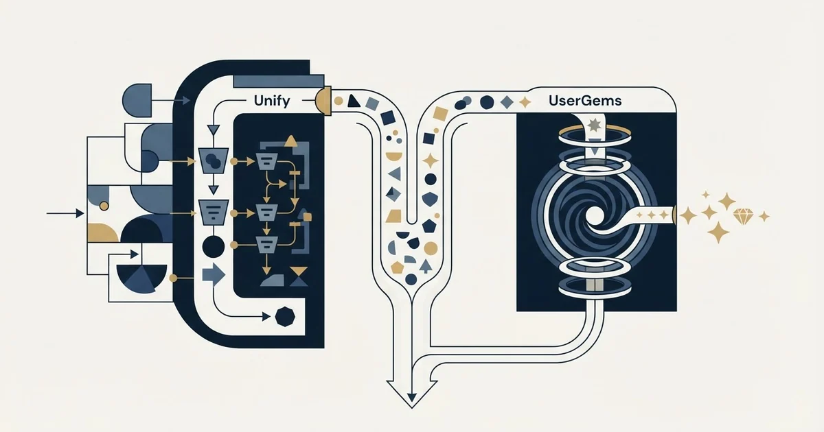 Editorial illustration for Unify vs UserGems