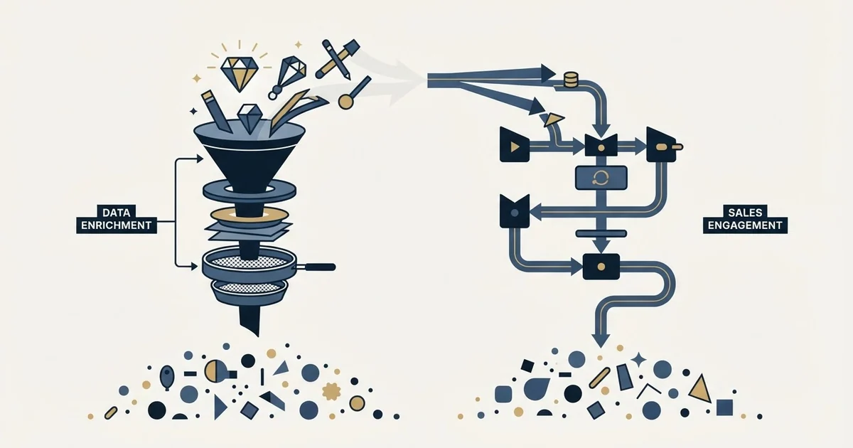 Editorial illustration for UserGems vs Vanillasoft