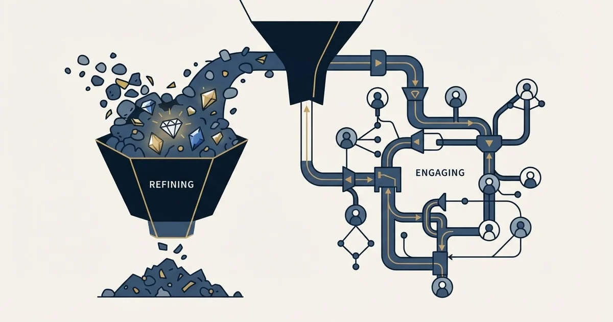 Editorial illustration for UserGems vs We-Connect