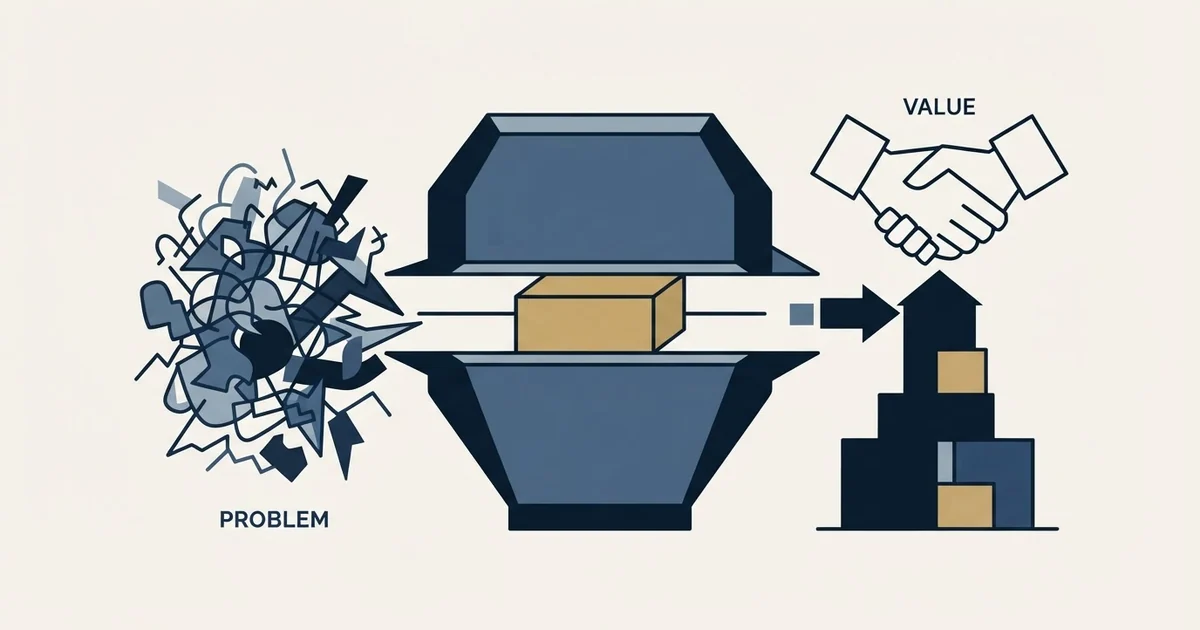 Editorial illustration for Value-Based Selling