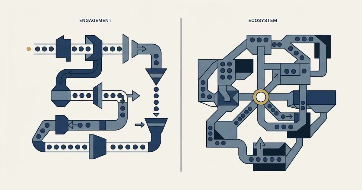 Editorial illustration for Vanillasoft vs Zoho CRM