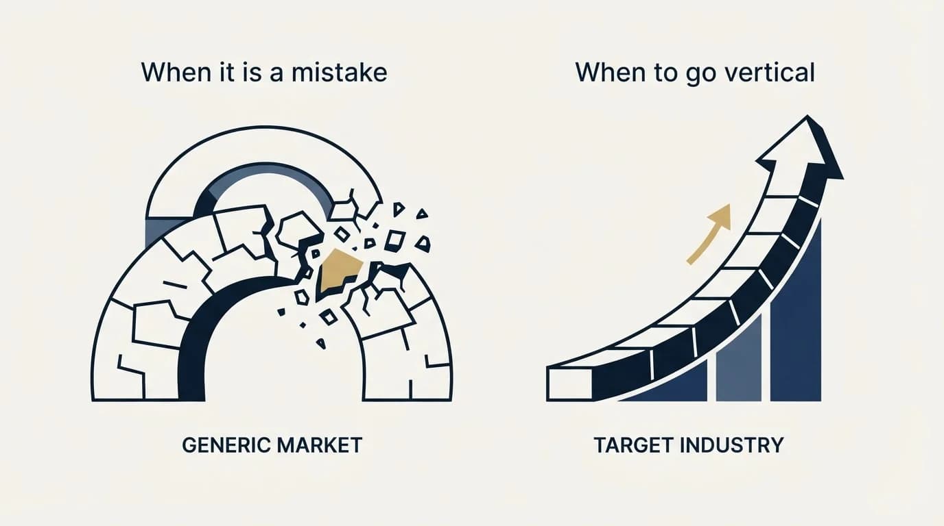 Section illustration: When to go vertical, and when it is a mistake