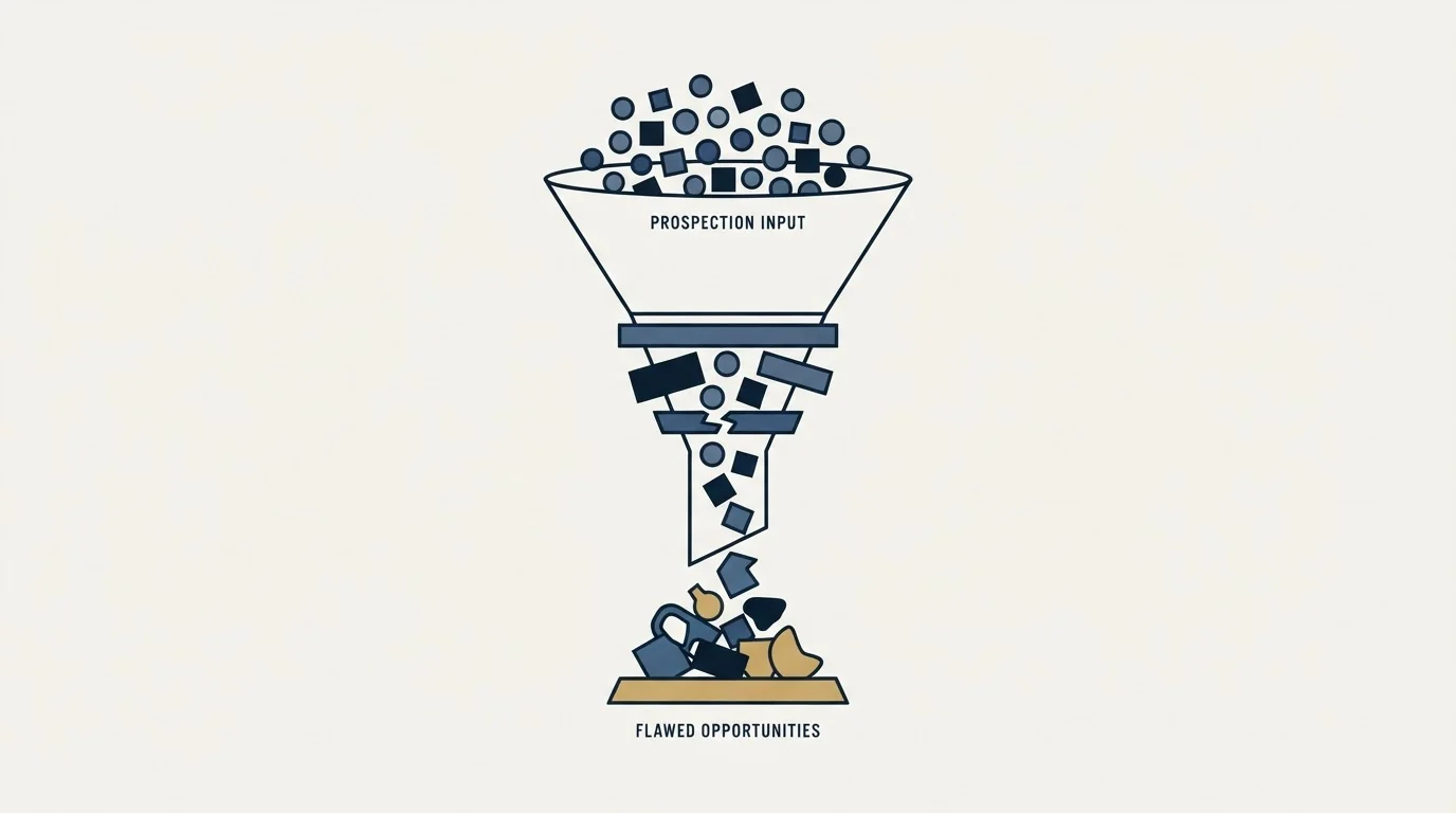 Section illustration: Why prospecting specifically goes wrong