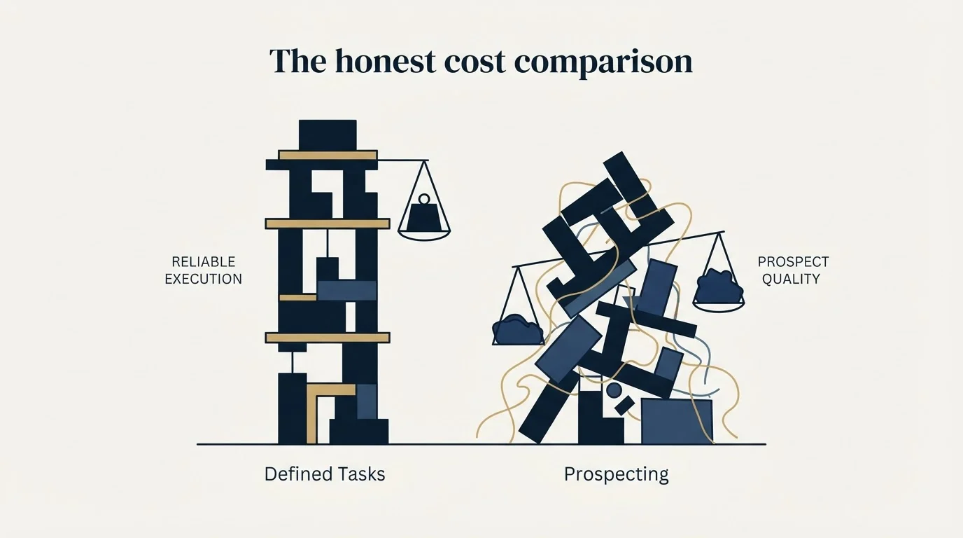 Section illustration: The honest cost comparison