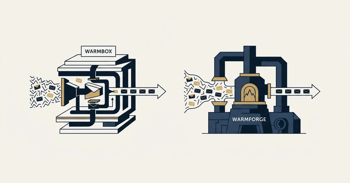 Editorial illustration for Warmbox vs Warmforge