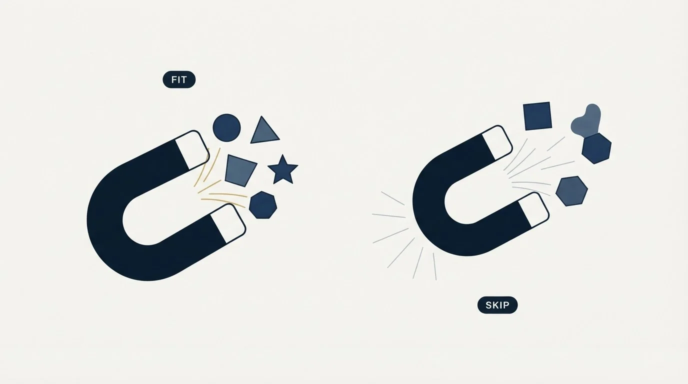 Section illustration: Who this fits and who should skip it