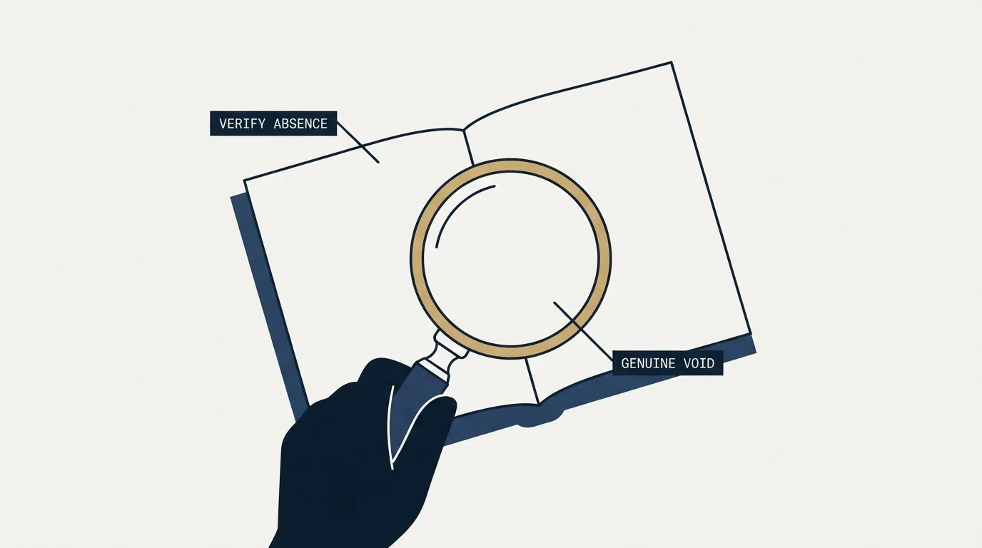 Section illustration: How we checked that the price is genuinely absent