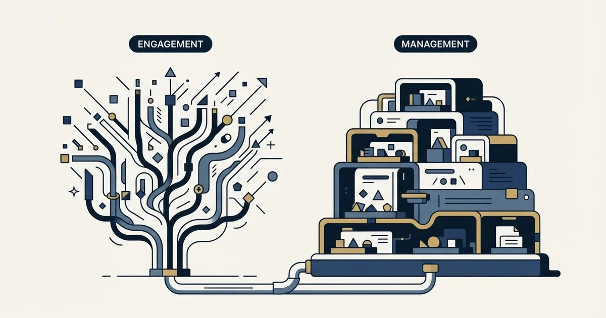 Editorial illustration for We-Connect vs Zoho CRM