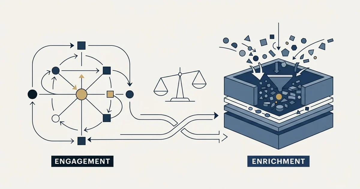 Editorial illustration for We-Connect vs ZoomInfo
