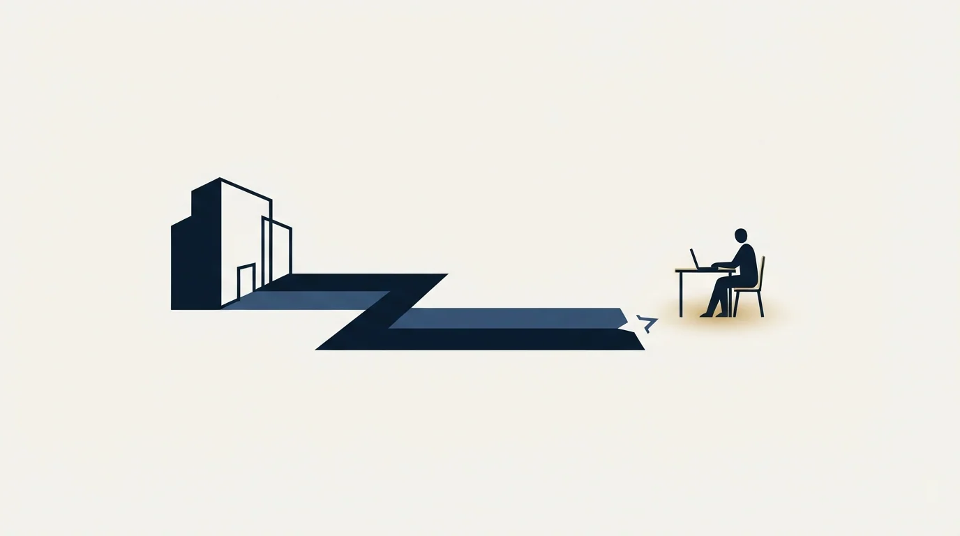 Section illustration: The remote-work answer, quoted in full, is the part to