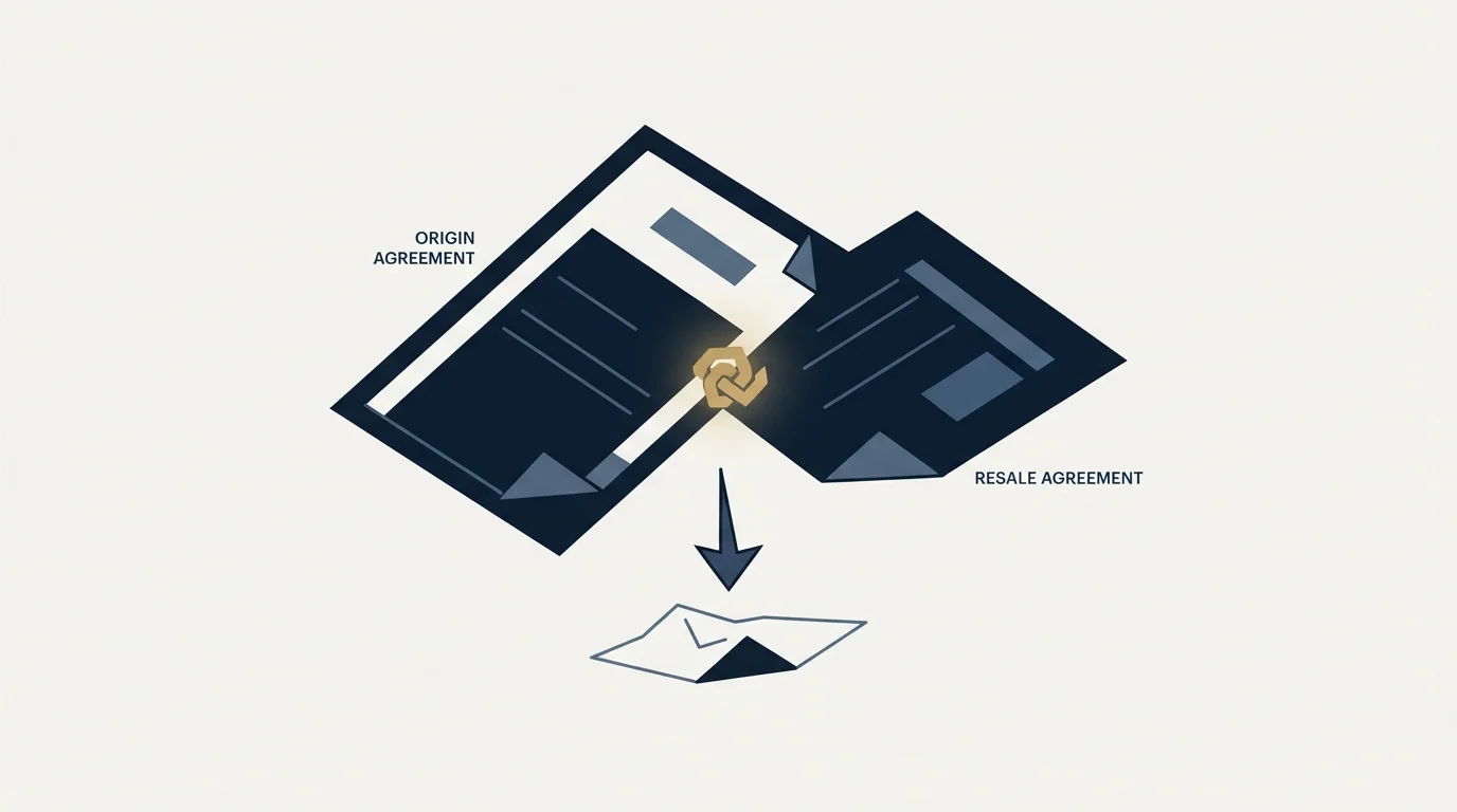 Section illustration: The liability: one meeting, two contracts, three parties
