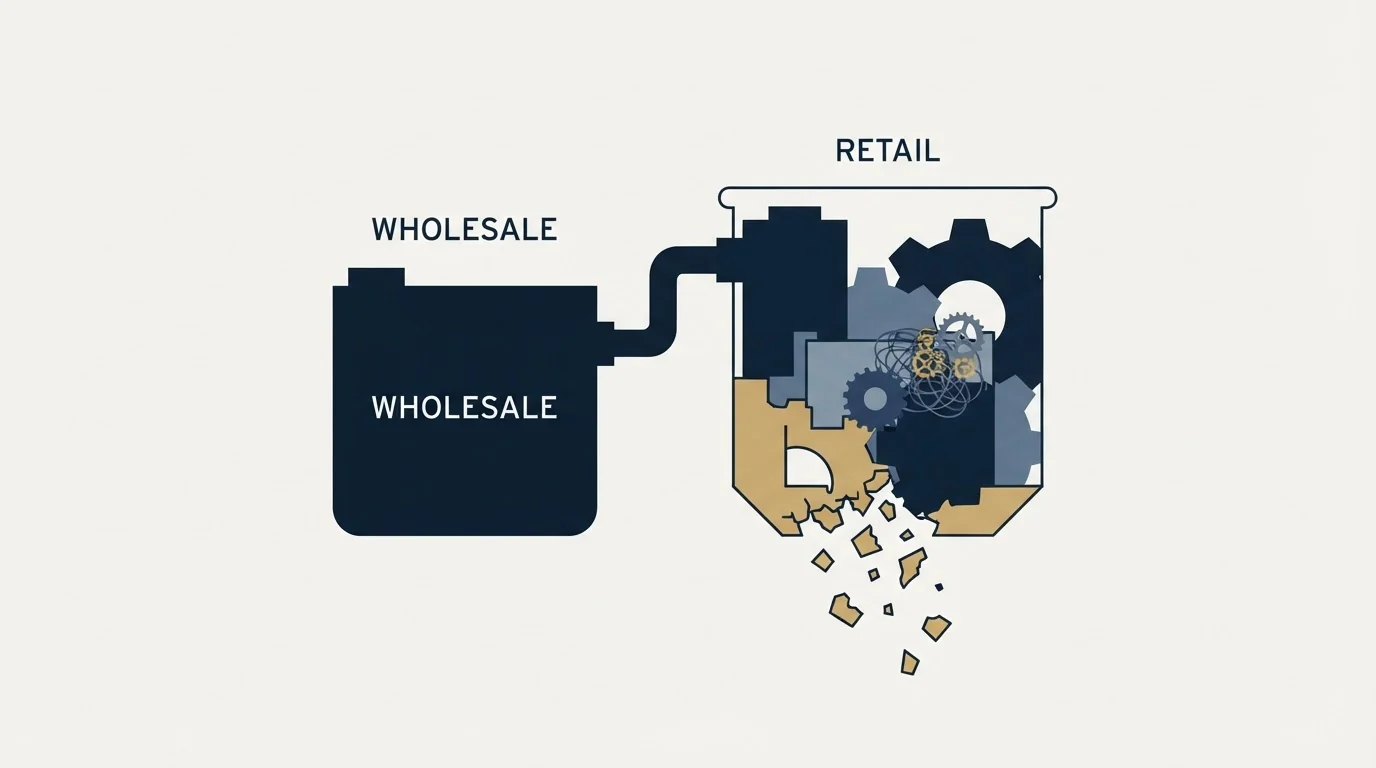 Section illustration: The risk nobody prices: you own the outcome, they own