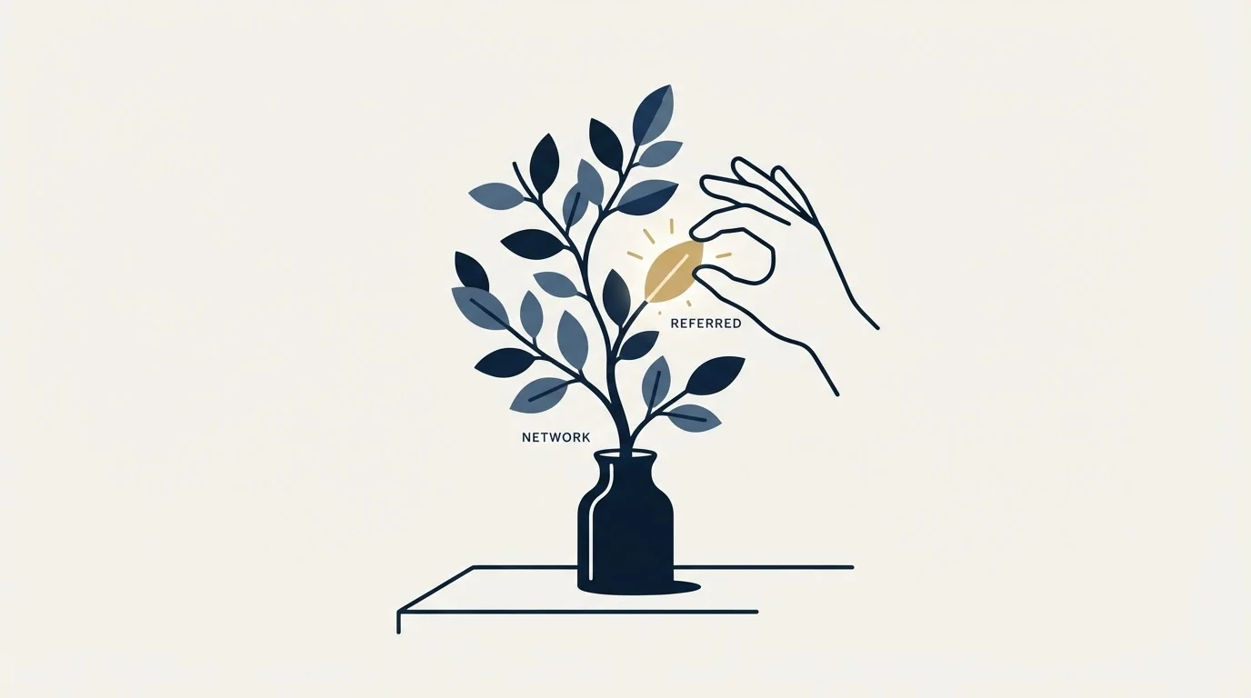 Section illustration: When staying referral-only is the right call