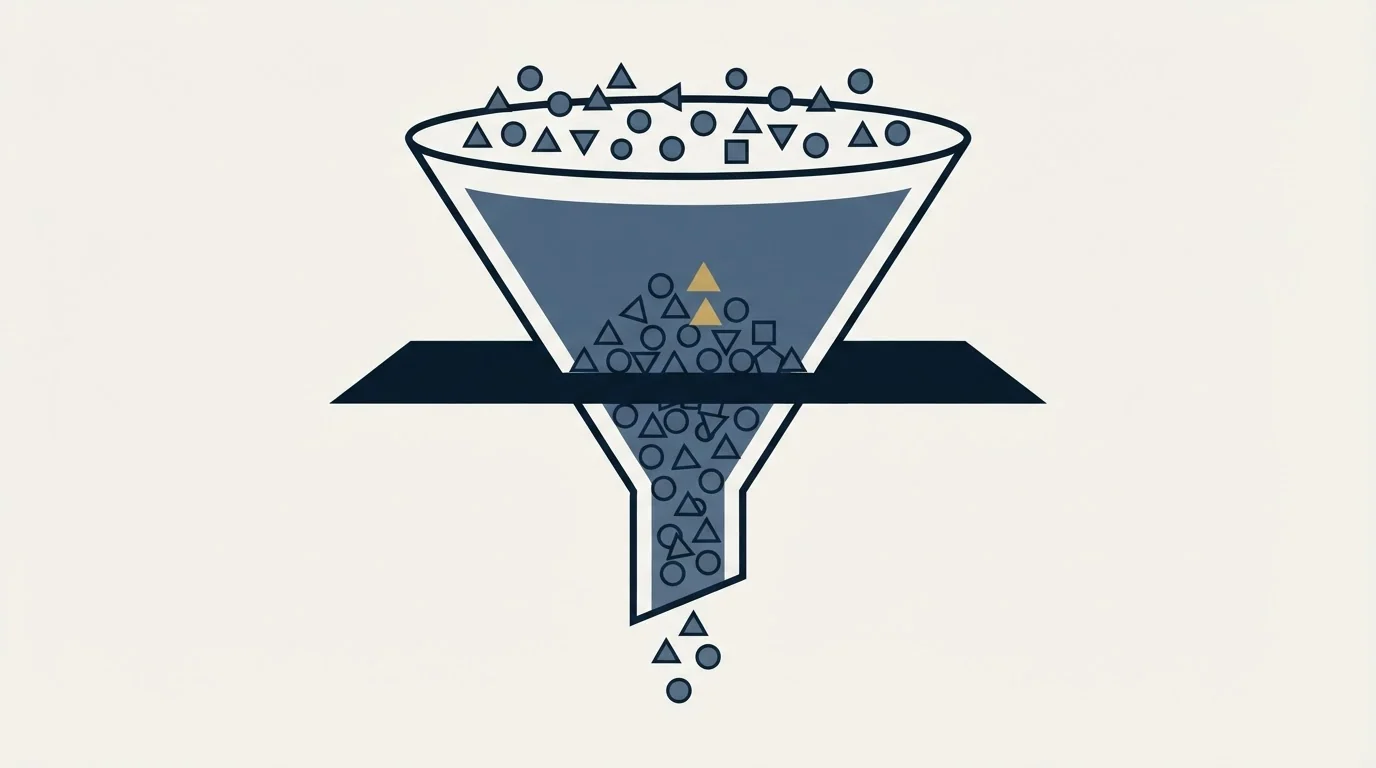 Section illustration: The ceiling that decides your list size