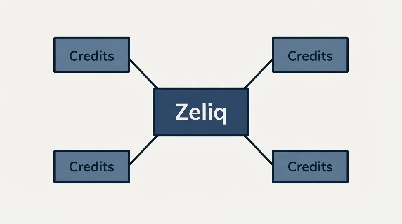 Schematic: Credits that never expire, in practice (Zeliq, Credits)