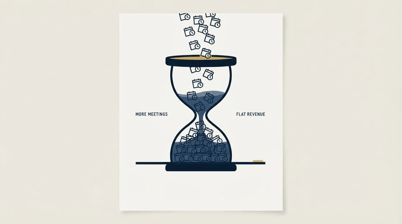 Section illustration: What more meetings does to each of the four