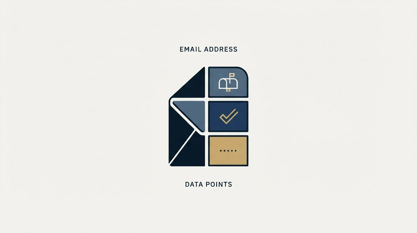 Section illustration: What to store per address