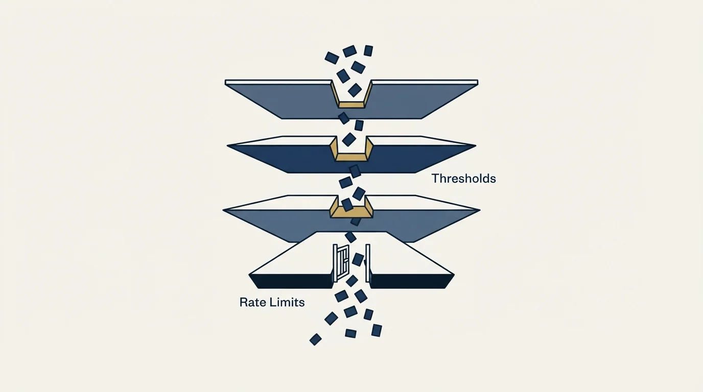 Section illustration: Rate limits, published in unusual detail